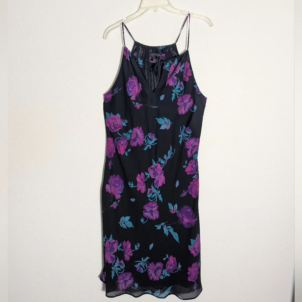 Vintage‎ Y2K 90s Express Womens Slip Dress Whimsigoth Babydoll Fairy Grunge Sz 6